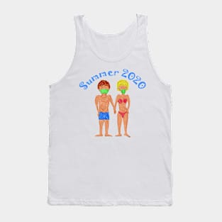 Trikini Funniest Corona Virus Stickers 2020 Tank Top